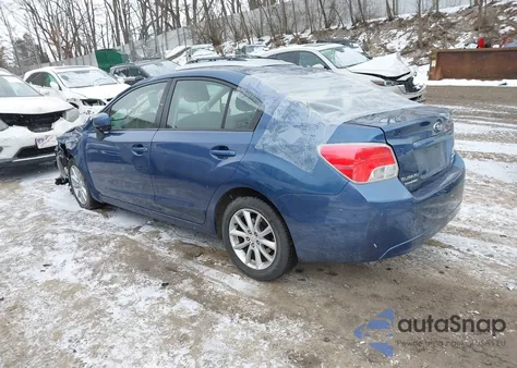 2012 Subaru Impreza 2.0I Premium z USA, uszkodzony, nr VIN JF1GJAB65CH015821